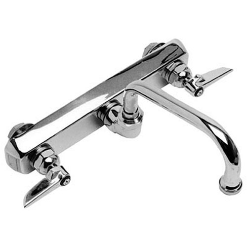 (image for) T&S Brass 1128 FAUCET 8" CTR WALL 12" NOZ